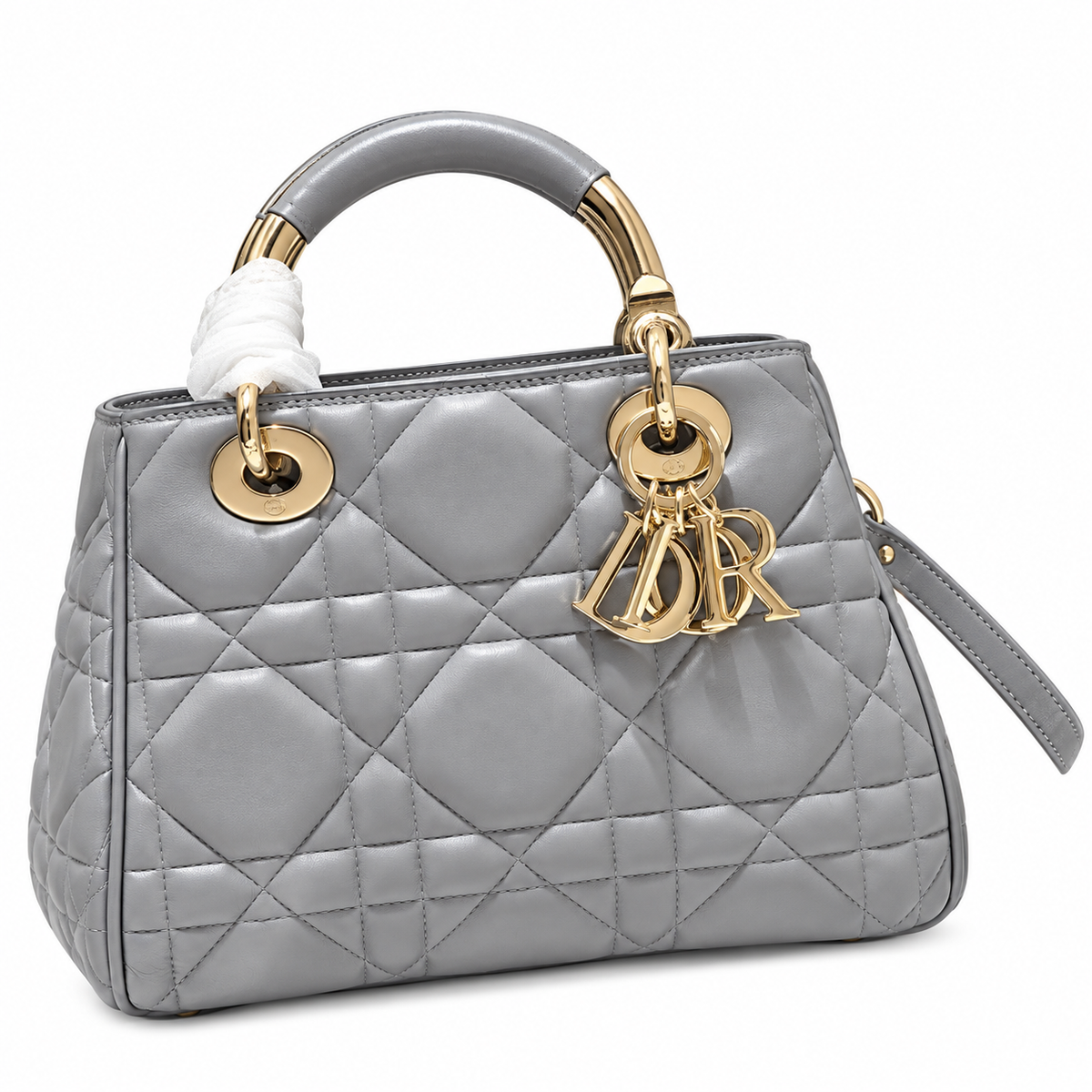 Dior Cannage Quilted Medium Shoulder Bag 24cm