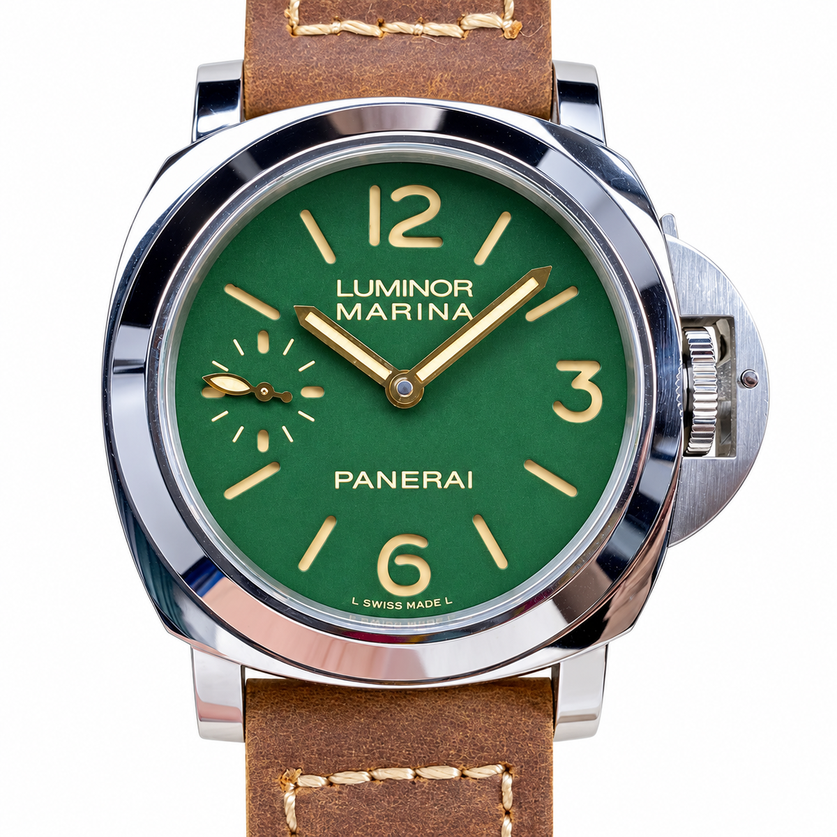 Panerai Luminor Marina Automatic 44mm Men's Steel Watch White Dial