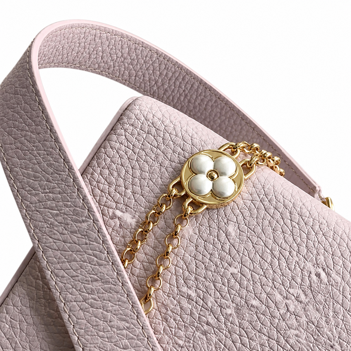 Louis Vuitton Capucines Mini Bag in Pink