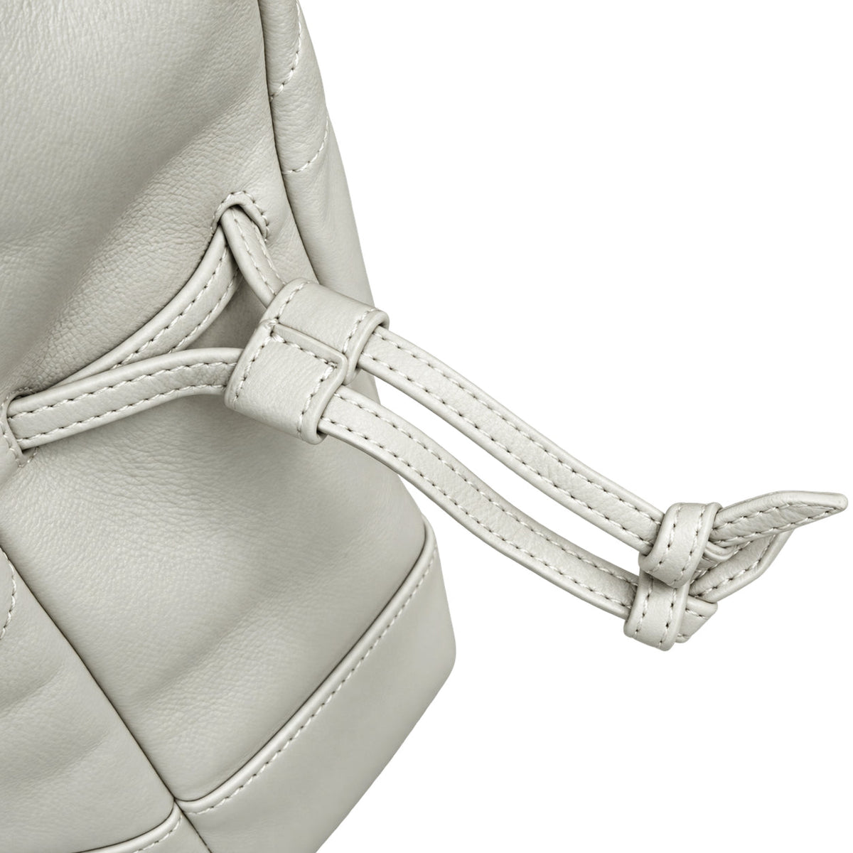 YSL Saint Laurent Nolita Chain Tote Bag – White