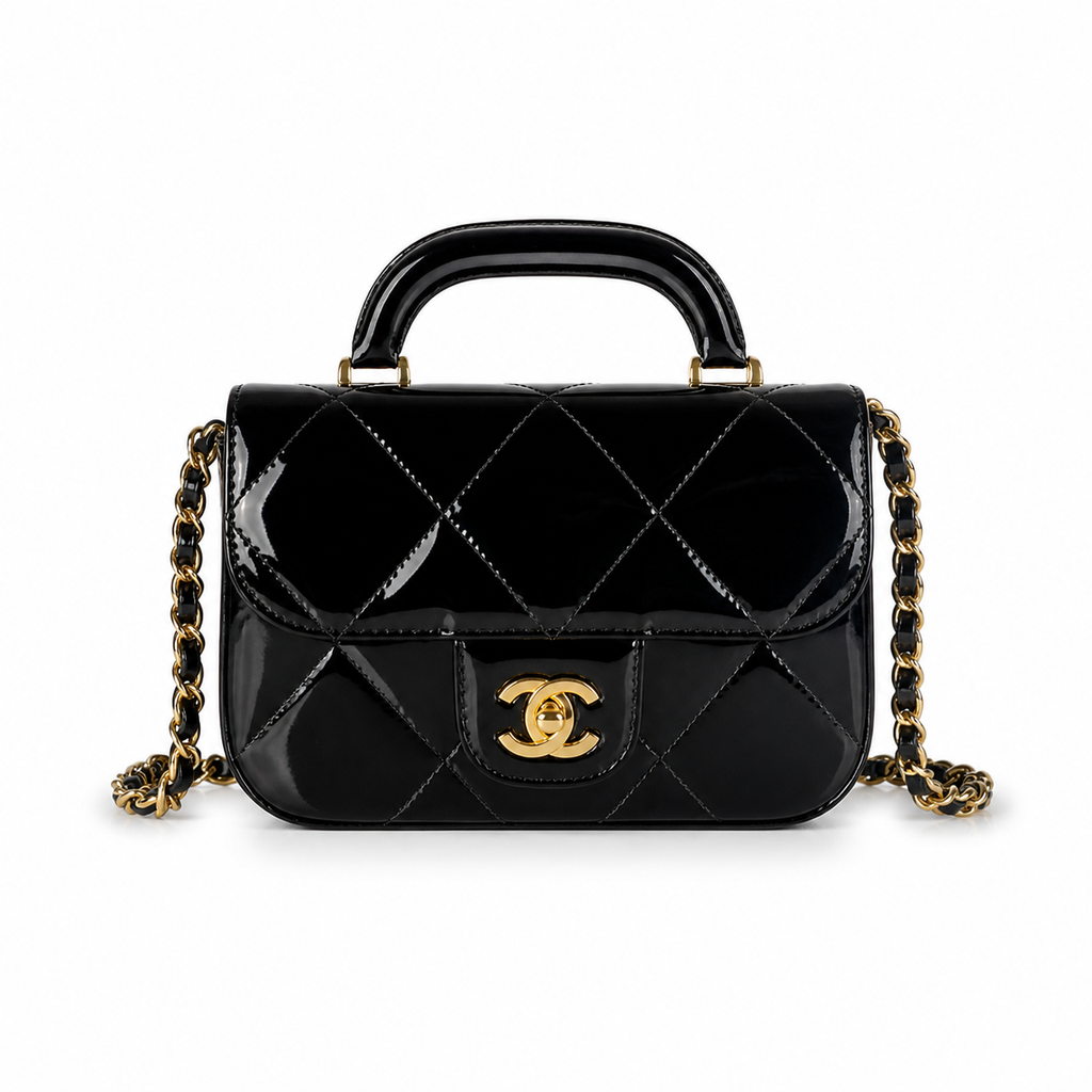 Chanel Quilted Leather Rectangular Chain Crossbody