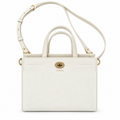 Burberry Ivory Top Handle Tote