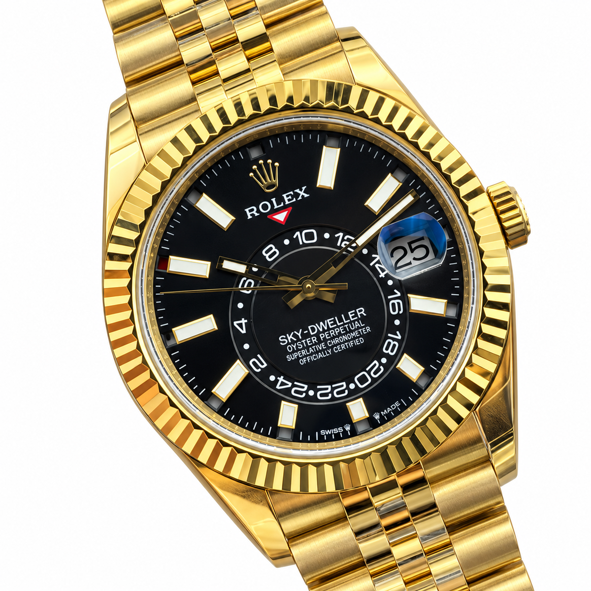 Rolex Sky-Dweller 42mm Blue Dial Automatic Watch – Oystersteel, Annual Calendar, Dual Time Zone